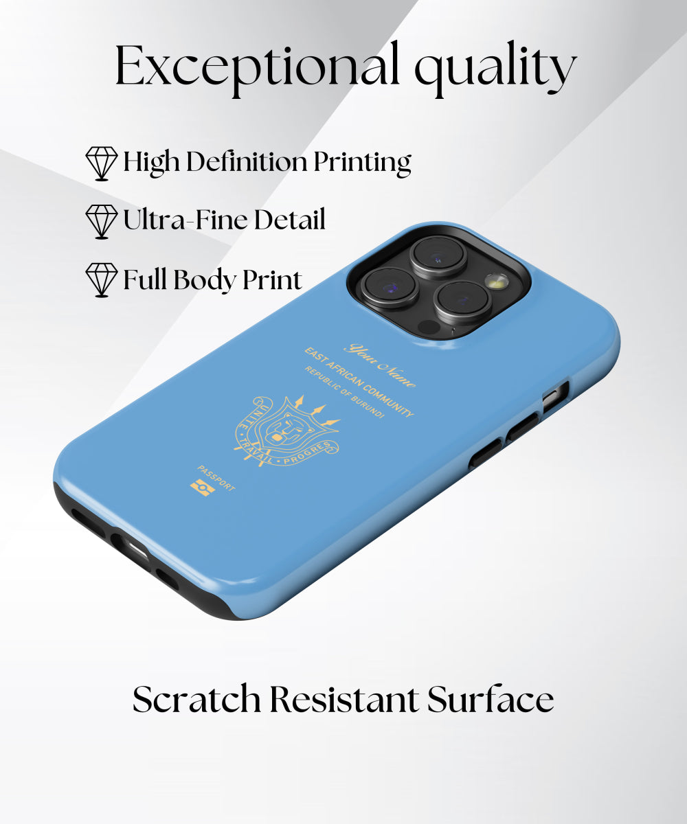 Burundi Passport Phone Case