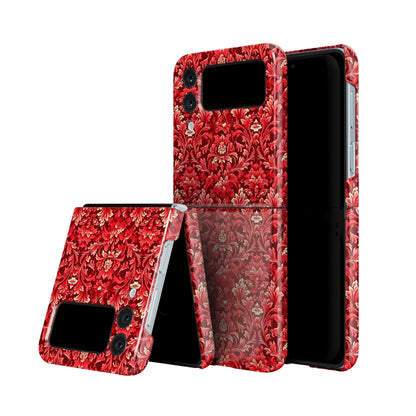Cardinal Carpets Red Flowers in Full Glory - Samsung Galaxy Z Flip-Flower Phone Case-Tousphone-Tough Case-Galaxy Z Flip 5-Tousphone
