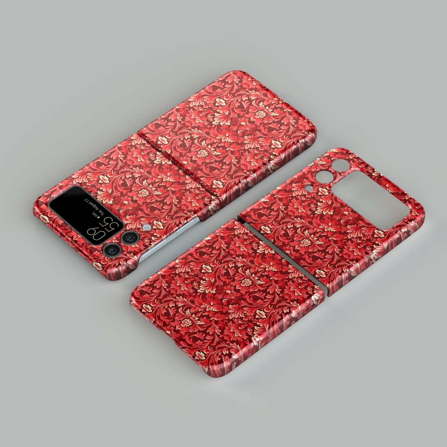 Cardinal Carpets Red Flowers in Full Glory - Samsung Galaxy Z Flip-Flower Phone Case-Tousphone-Tough Case-Galaxy Z Flip 5-Tousphone