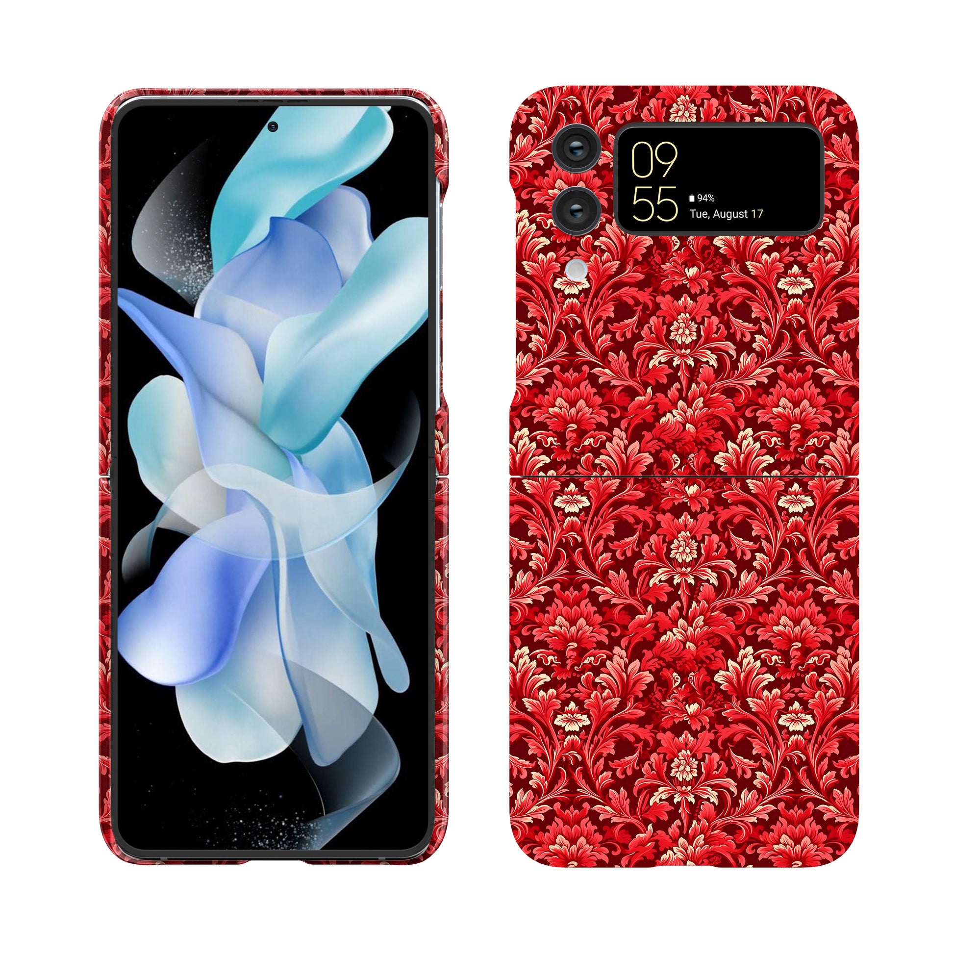 Cardinal Carpets Red Flowers in Full Glory - Samsung Galaxy Z Flip-Flower Phone Case-Tousphone-Tough Case-Galaxy Z Flip 5-Tousphone