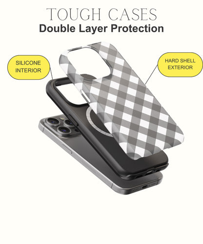 Celestial Intricacies: Exploring Monochrome Wonders - iPhone Case-Monochrome Seduction Case-Tousphone-Tough Case-iPhone 15 Pro Max-Tousphone