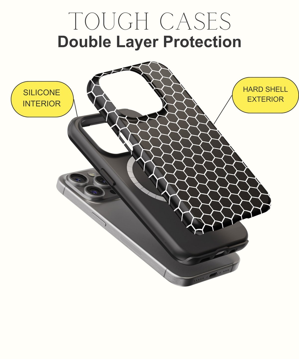 Celestial Melodies: Dancing in Monochrome Splendor - iPhone Case-Monochrome Seduction Case-Tousphone-Tough Case-iPhone 15 Pro Max-Tousphone