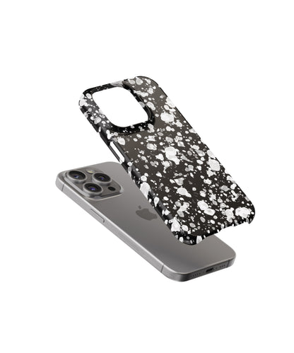 Celestial Obsession: Moonlit White Glitter - iPhone Case-Monochrome Seduction Case-Tousphone-Tough Case-iPhone 15 Pro Max-Tousphone