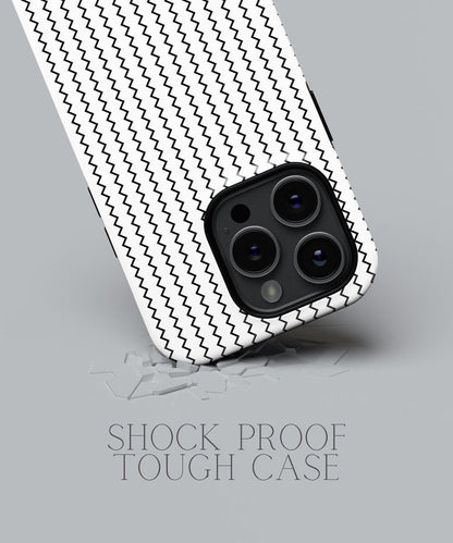 Celestial Romance: Moonlit White Glitter - iPhone Case-Monochrome Seduction Case-Tousphone-Tough Case-iPhone 15 Pro Max-Tousphone