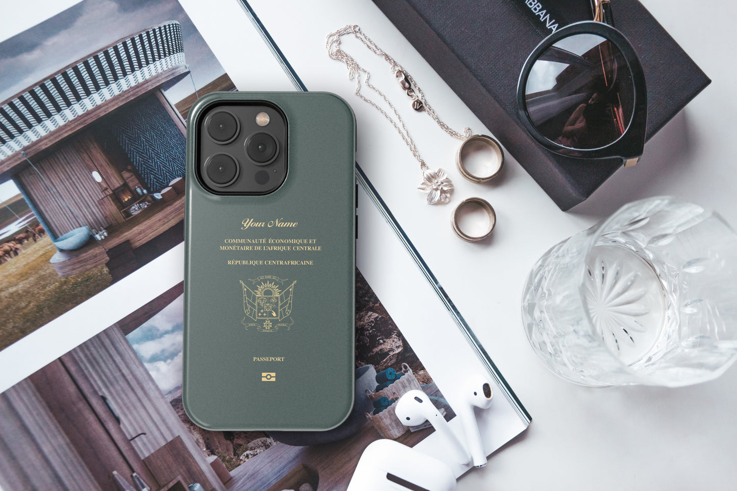 Central African Republic Passport Phone Case