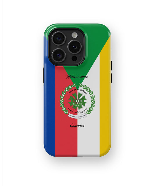 Comoros National Emblem Phone Case