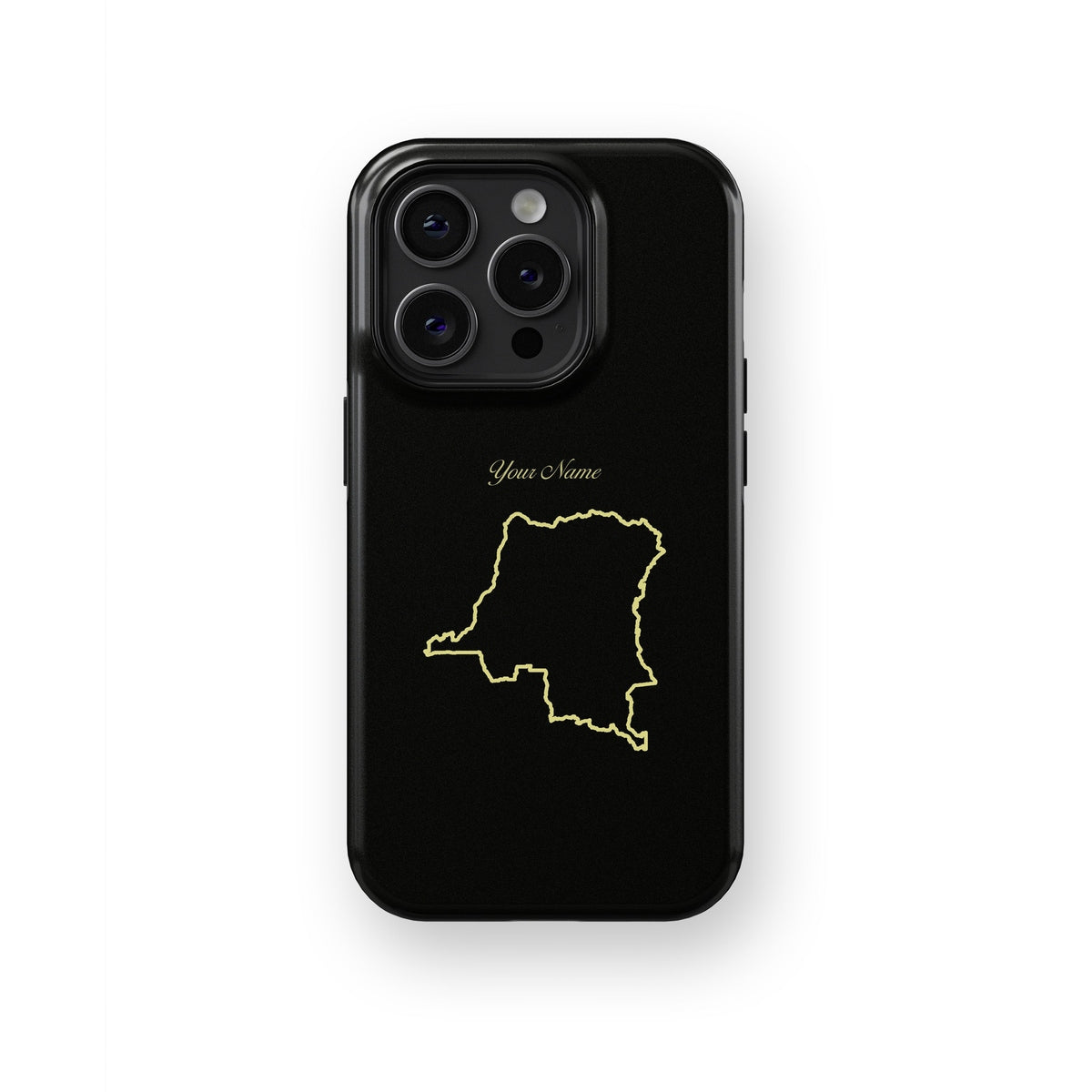 Congo DR Country Map - iPhone Case-Country Map Case-Tousphone-Tough Case-iPhone 15 Pro Max-Tousphone