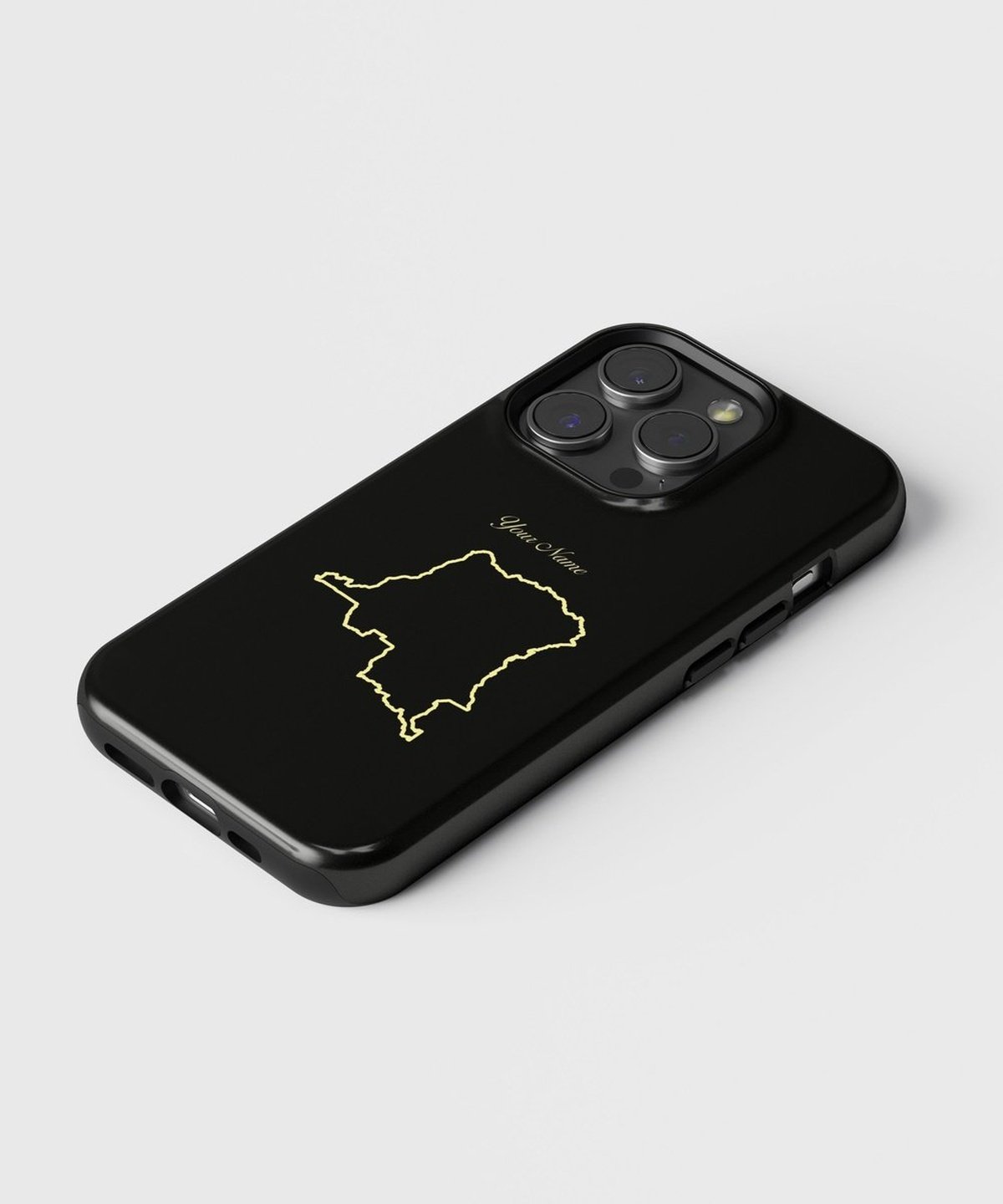 Congo Republic Country Map - iPhone Case-Country Map Case-Tousphone-Tough Case-iPhone 15 Pro Max-Tousphone
