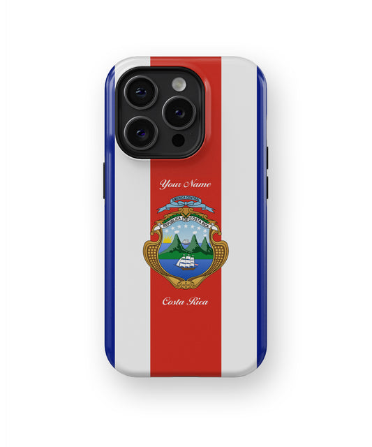 Costa Rica National Emblem Phone Case