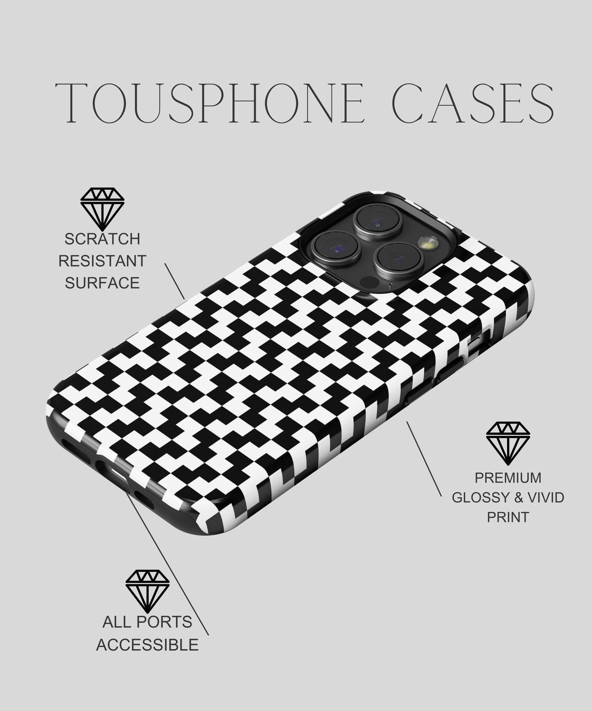 Cryptic Reveries - iPhone Case-Red Tempation Case-Tousphone-iPhone 15 Pro Max-Tousphone