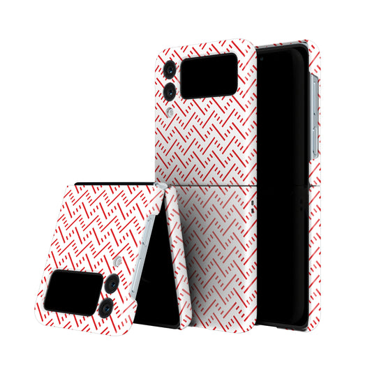 Cryptic Whispers - Samsung Galaxy Z Flip-Red Tempation Case-Tousphone-Tough Case-Galaxy Z Flip 5-Tousphone