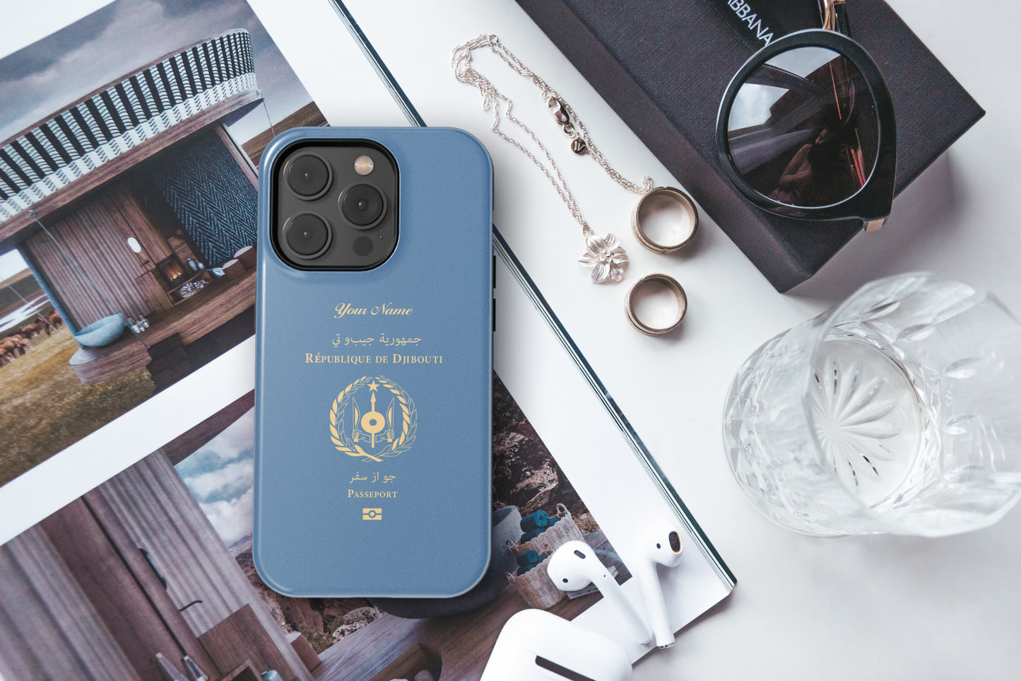 Djibouti Passport Phone Case