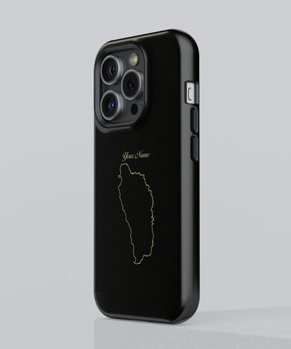 Dominica Country Map - iPhone Case-Country Map Case-Tousphone-Tough Case-iPhone 15 Pro Max-Tousphone