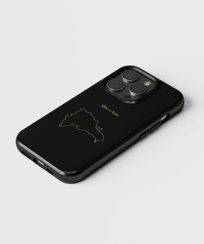 Dominica Republic Country Map - iPhone Case-Country Map Case-Tousphone-Tough Case-iPhone 15 Pro Max-Tousphone