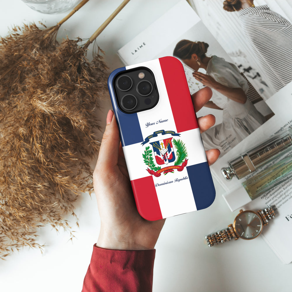 Dominican Republic National Emblem Phone Case