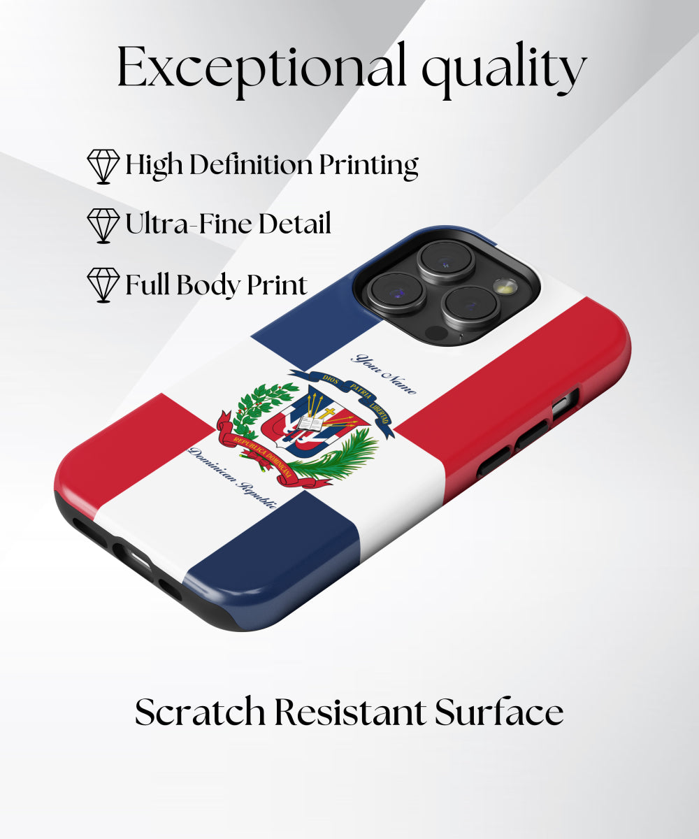 Dominican Republic National Emblem Phone Case