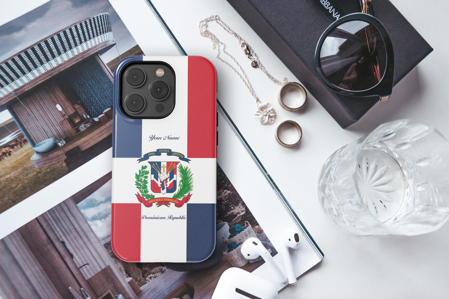 Dominican Republic National Emblem Phone Case