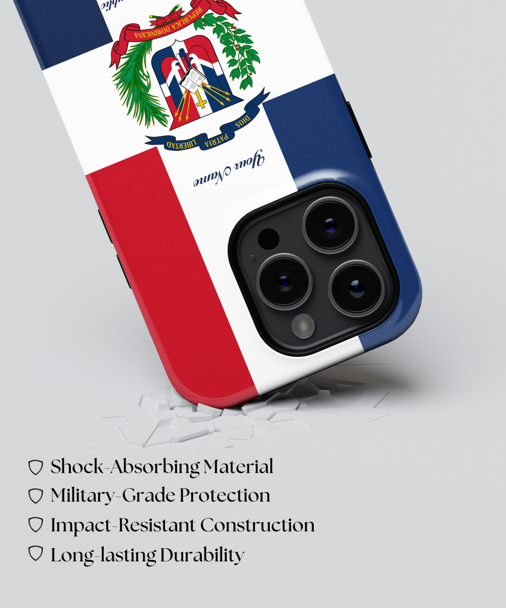 Dominican Republic National Emblem Phone Case