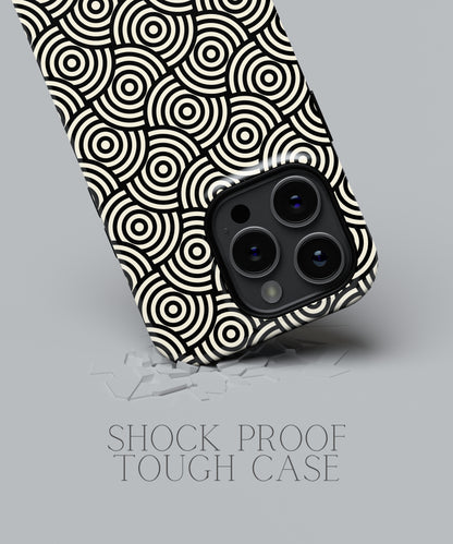 Ebony Allure: Dark Floral Black - iPhone Case-Monochrome Seduction Case-Tousphone-Tough Case-iPhone 15 Pro Max-Tousphone