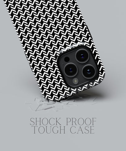 Ebony Embrace: Dark Floral Black - iPhone Case-Monochrome Seduction Case-Tousphone-Tough Case-iPhone 15 Pro Max-Tousphone