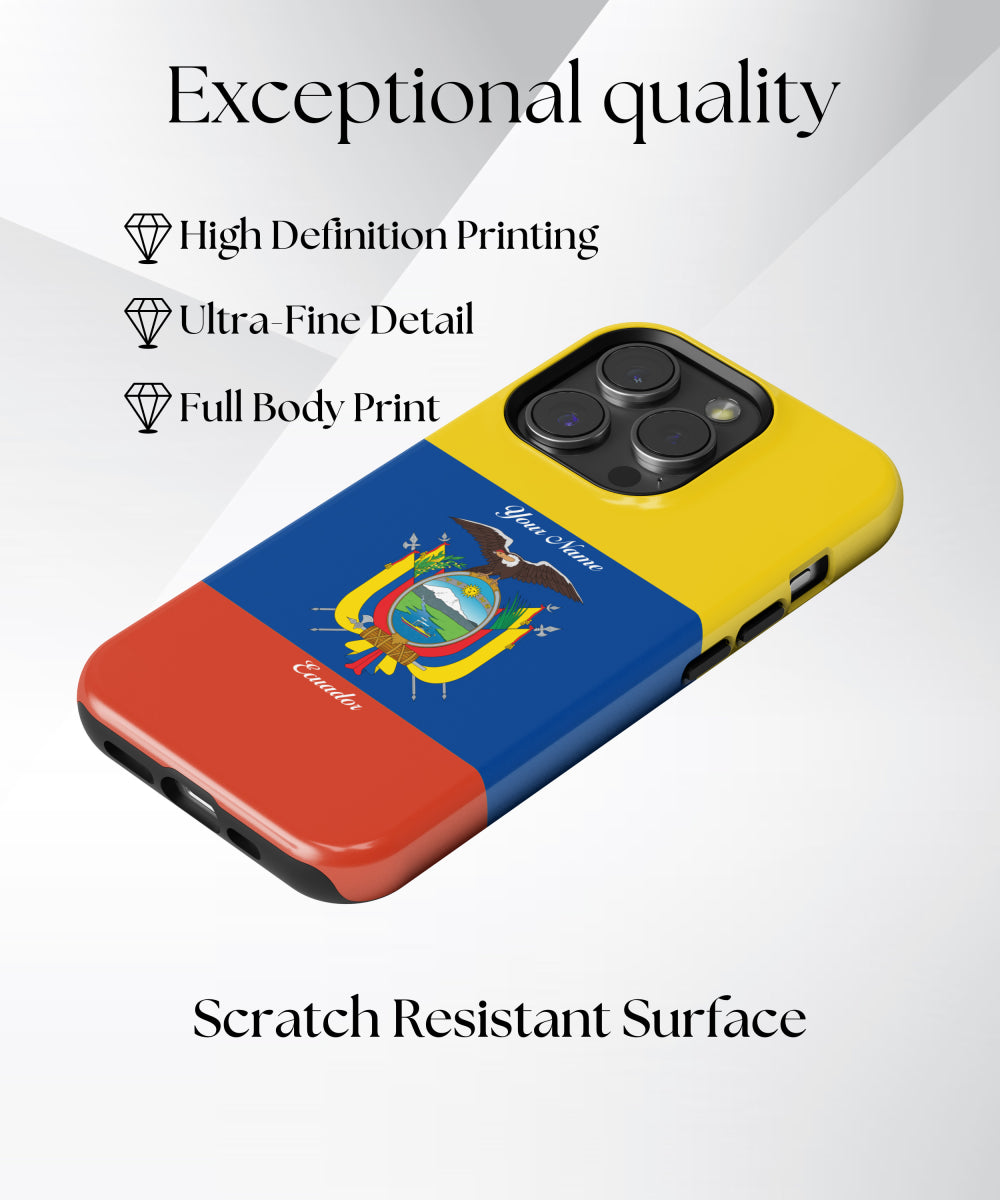 Ecuador National Emblem Phone Case