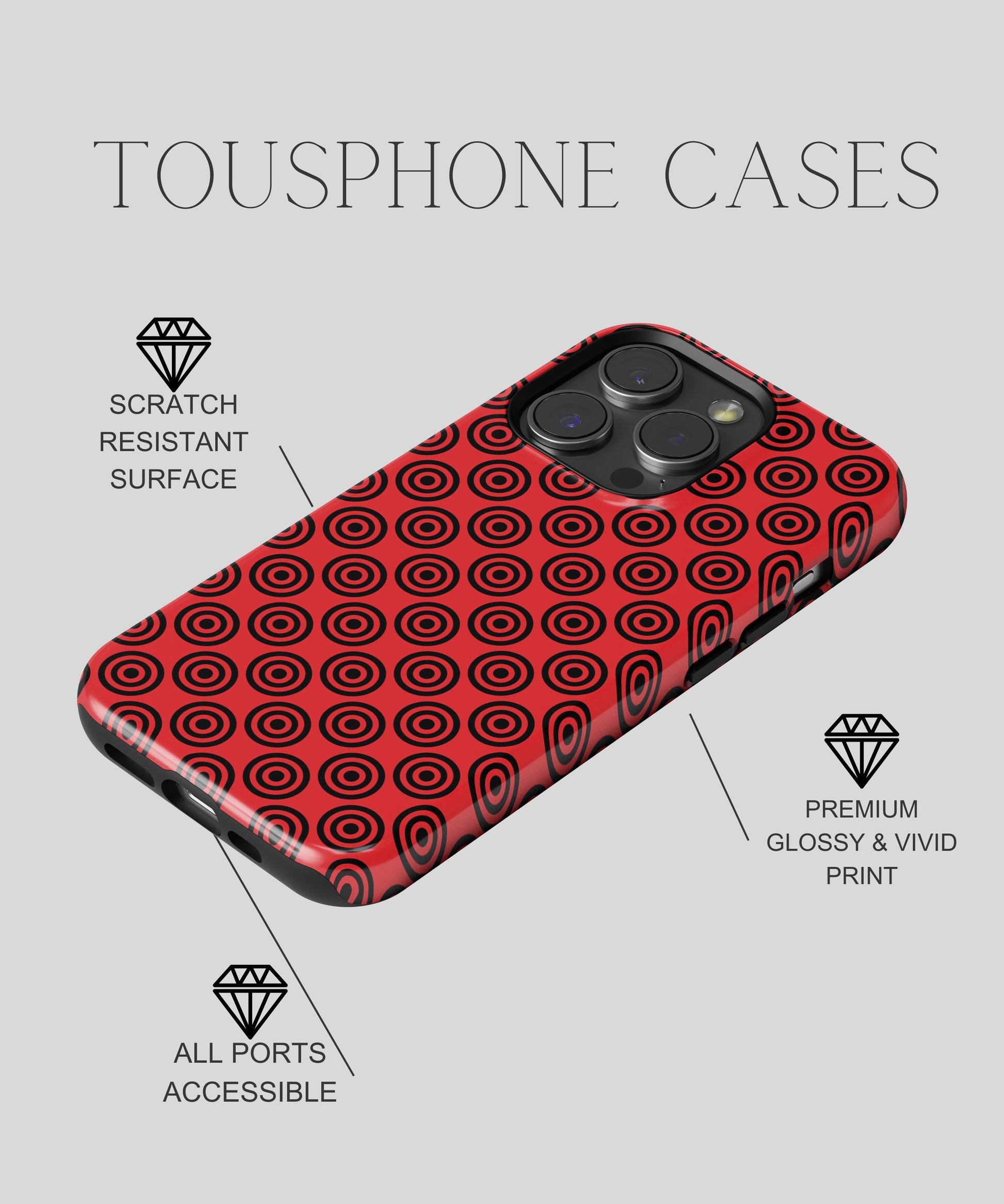 Enchanted Overture - iPhone Case-Red Tempation Case-Tousphone-iPhone 15 Pro Max-Tousphone