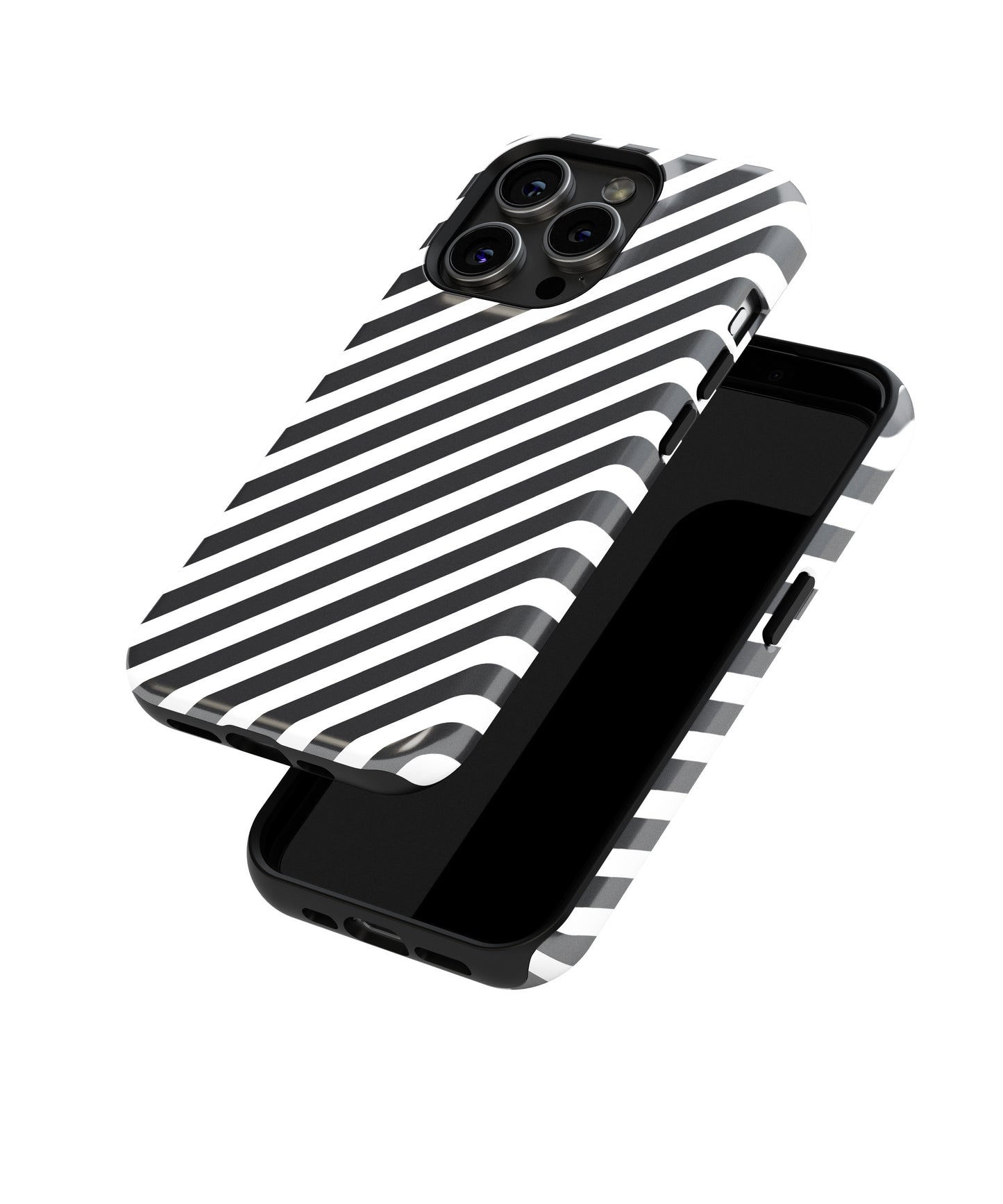 Enigmatic Reverie: Unraveling Monochrome Enchantment - iPhone Case-Monochrome Seduction Case-Tousphone-Tough Case-iPhone 15 Pro Max-Tousphone