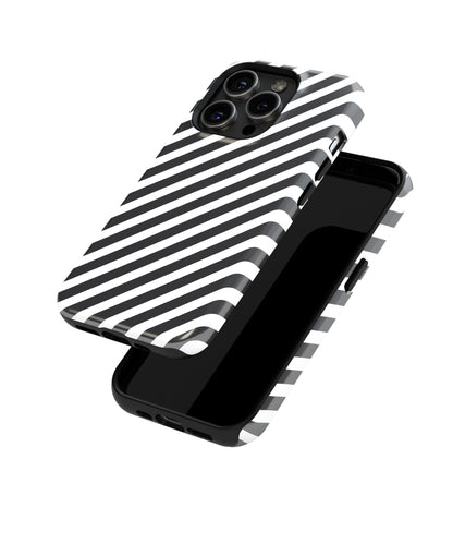 Enigmatic Reverie: Unraveling Monochrome Enchantment - iPhone Case-Monochrome Seduction Case-Tousphone-Tough Case-iPhone 15 Pro Max-Tousphone