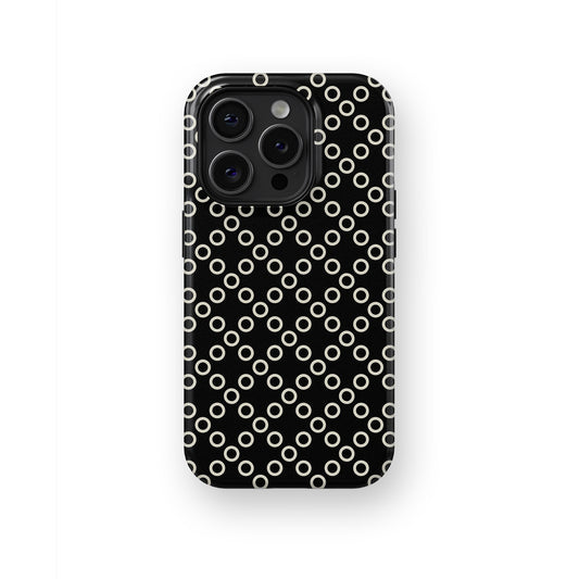 Enigmatic Temptation: Transparent Lace Black - iPhone Case-Monochrome Seduction Case-Tousphone-Tough Case-iPhone 15 Pro Max-Tousphone