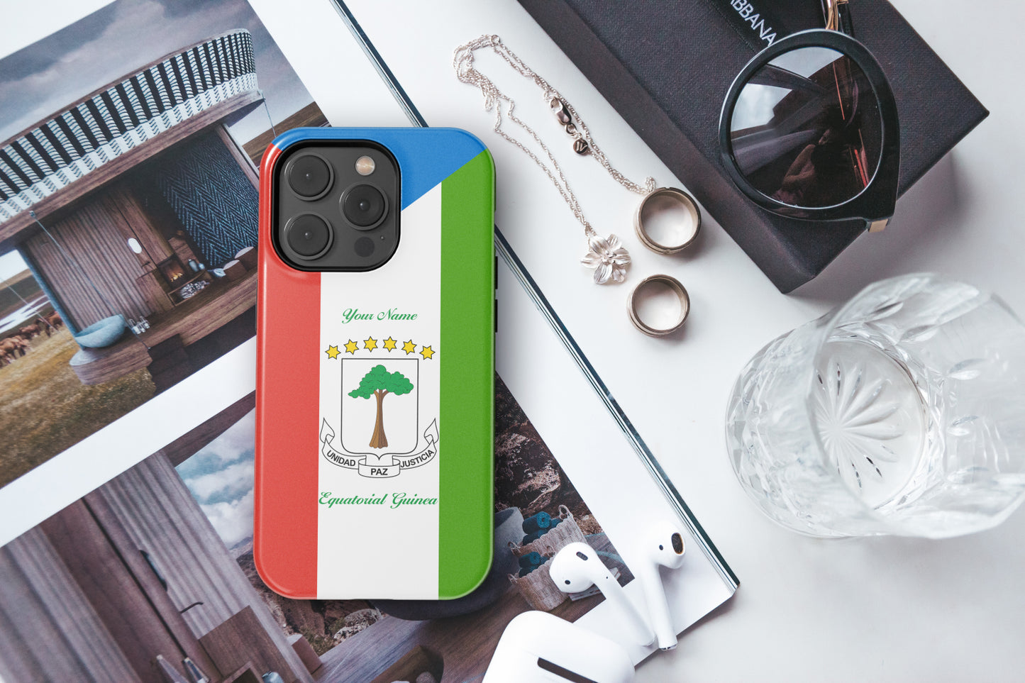 Equatorial Guinea National Emblem Phone Case