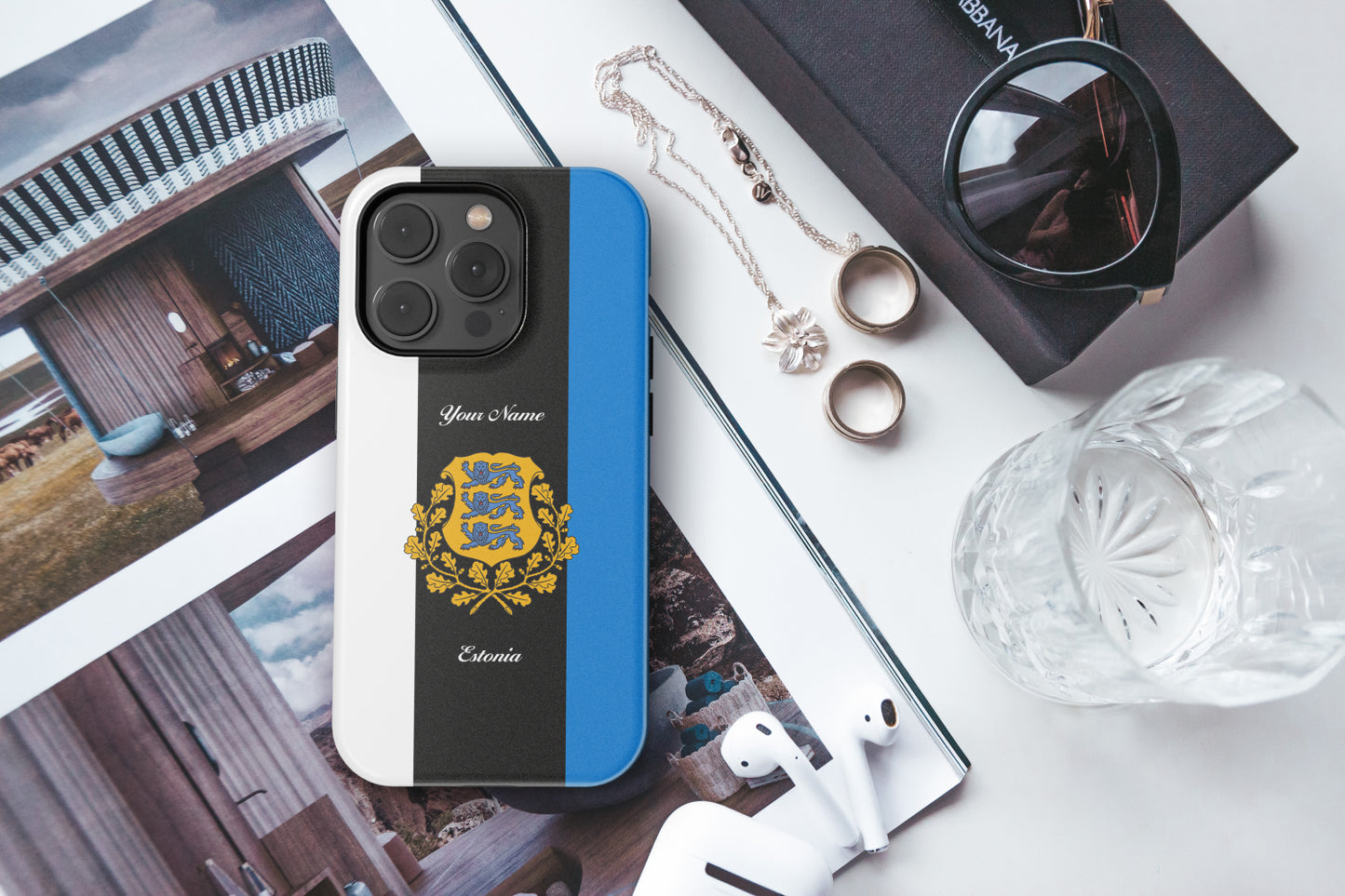 Estonia National Emblem Phone Case