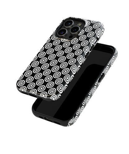 Ethereal Allure: Intricate White Lace - iPhone Case-Monochrome Seduction Case-Tousphone-Tough Case-iPhone 15 Pro Max-Tousphone