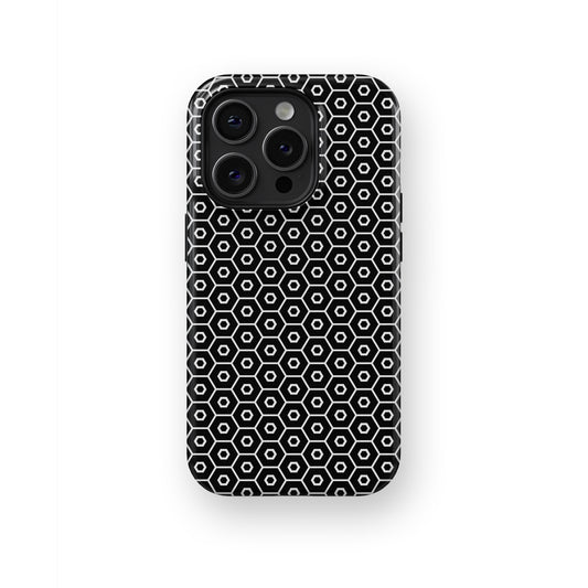 Ethereal Elegance: Graceful Monochrome Delights - iPhone Case-Monochrome Seduction Case-Tousphone-Tough Case-iPhone 15 Pro Max-Tousphone