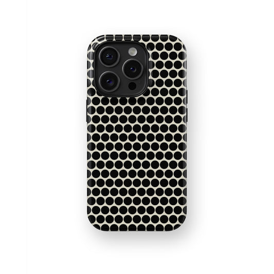 Ethereal Intrigue: Intricate White Lace - iPhone Case-Monochrome Seduction Case-Tousphone-Tough Case-iPhone 15 Pro Max-Tousphone