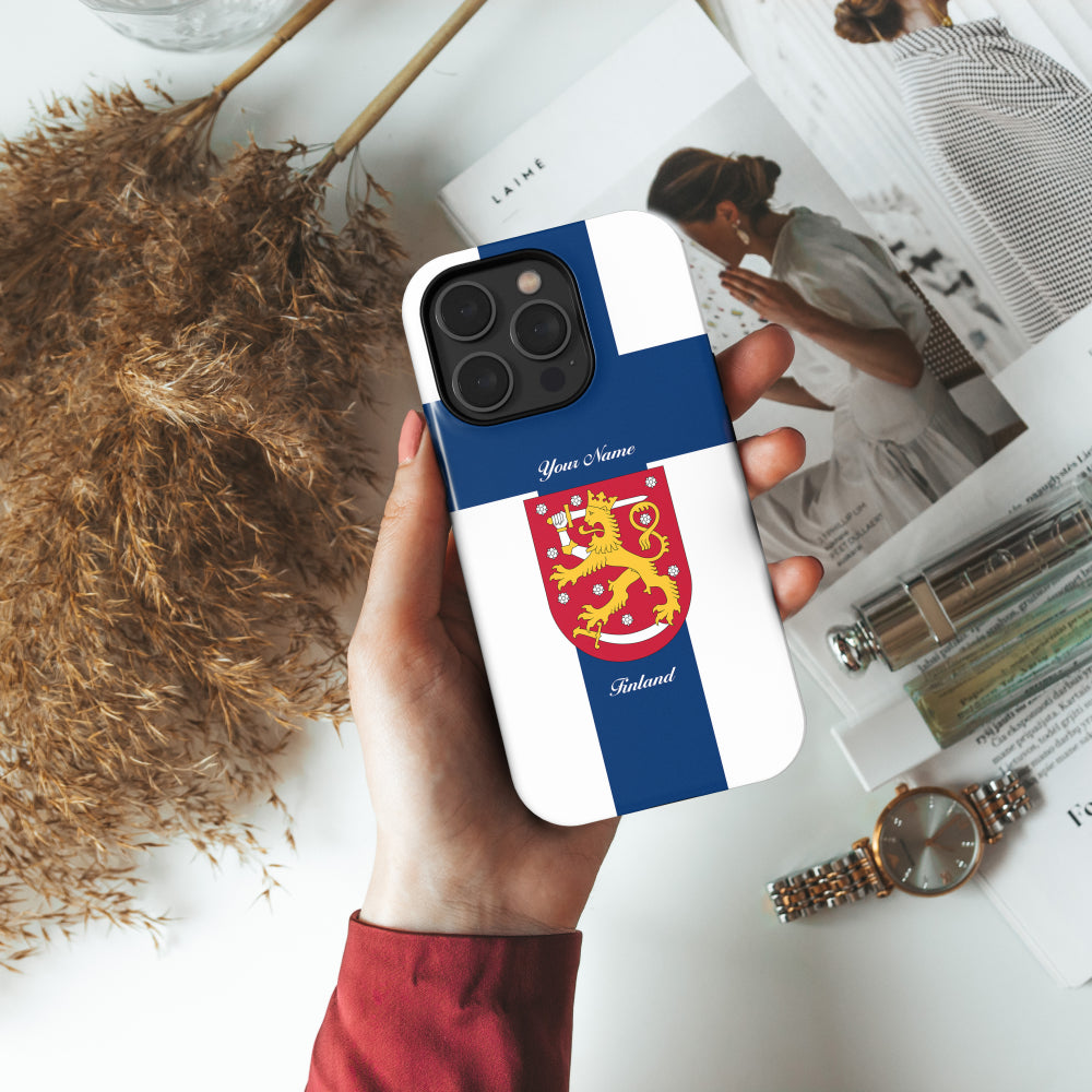 Finland National Emblem Phone Case