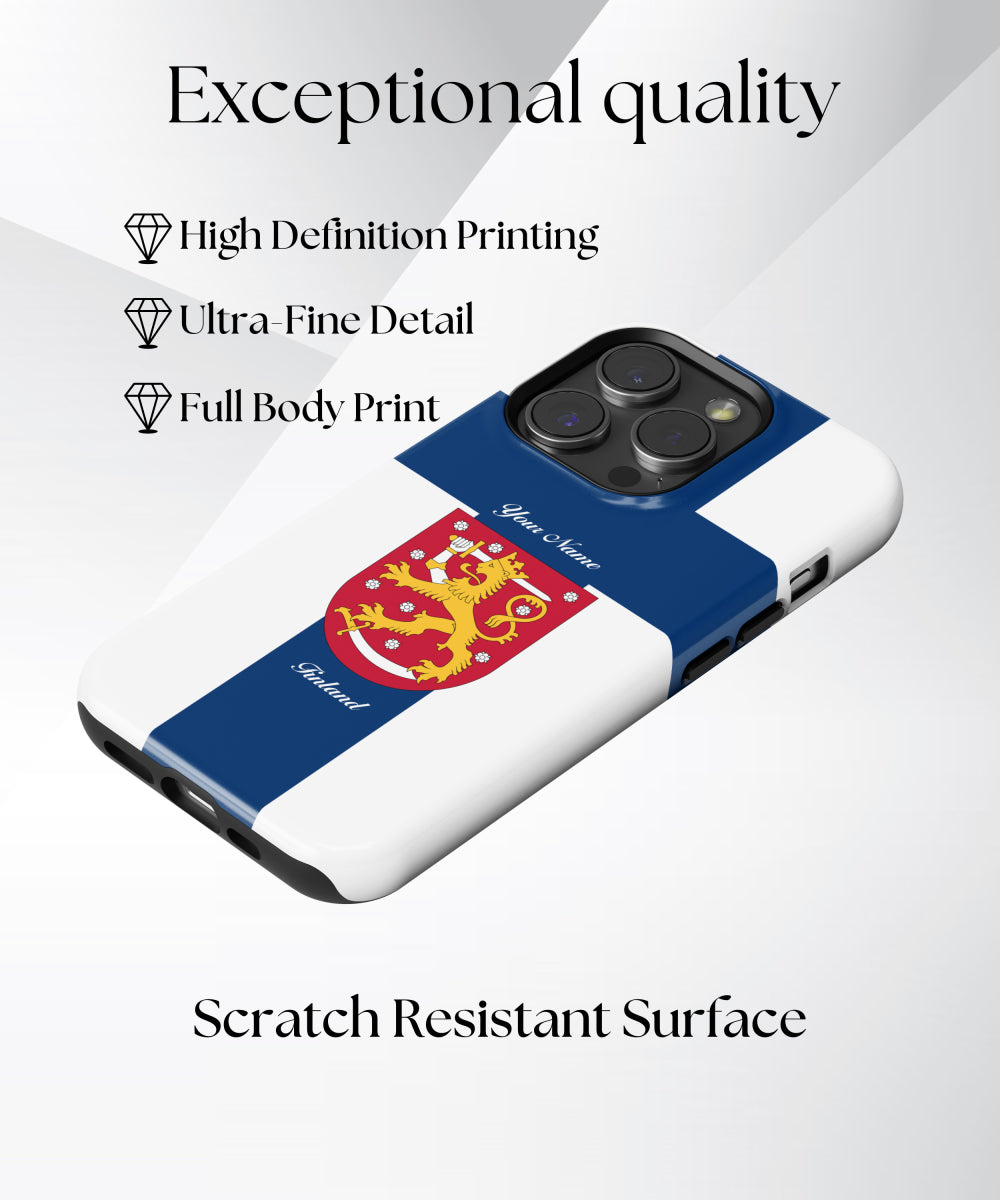 Finland National Emblem Phone Case