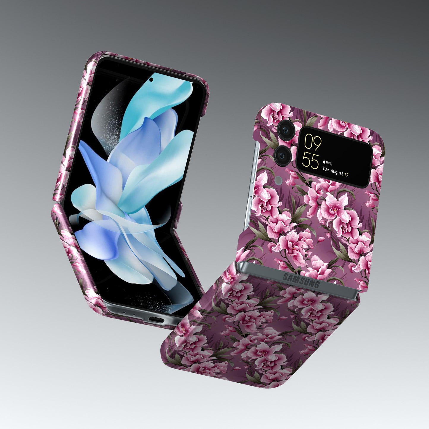 Floral Symphony Nature's Melody in Bloom - Samsung Galaxy Z Flip-Flower Phone Case-Tousphone-Tough Case-Galaxy Z Flip 5-Tousphone