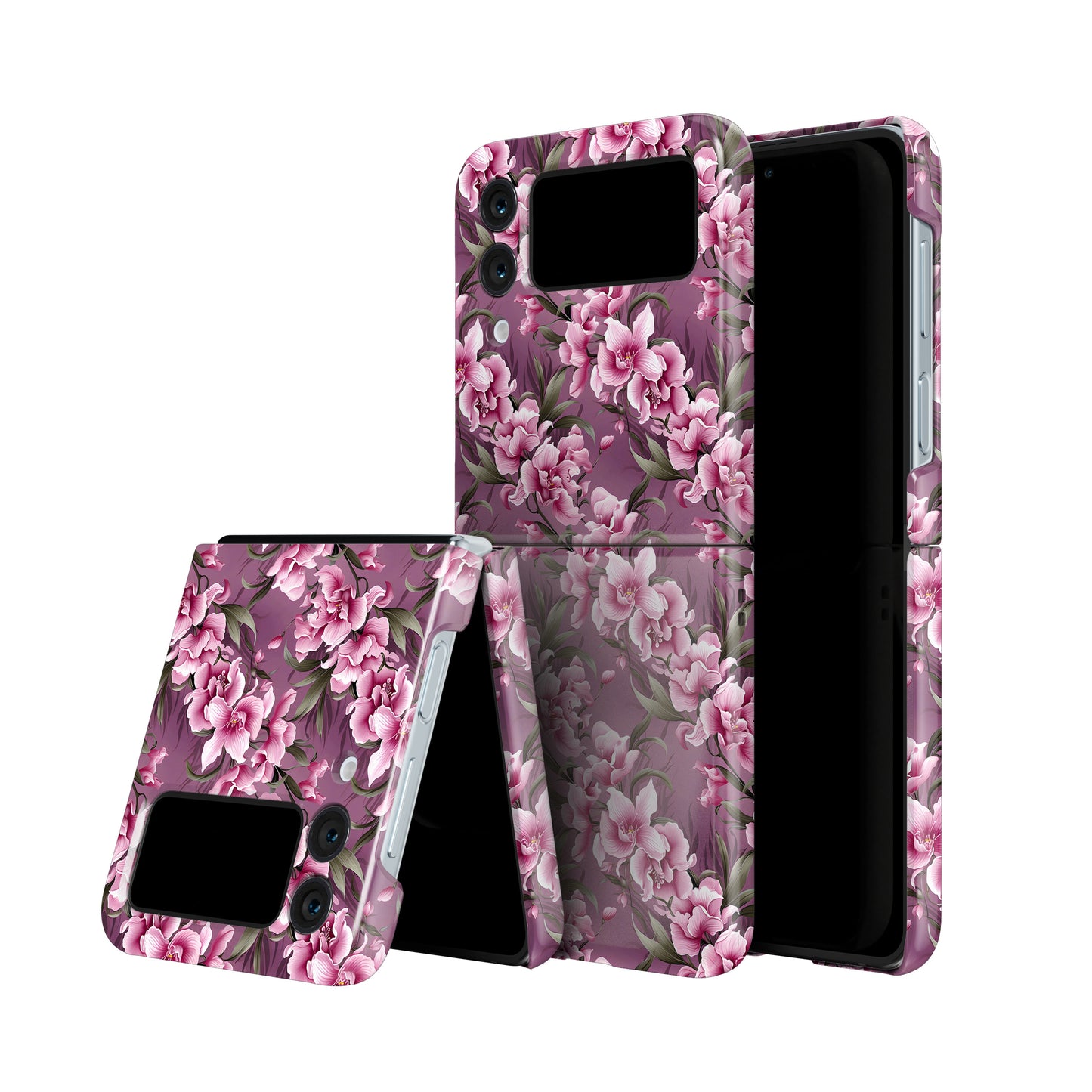 Floral Symphony Nature's Melody in Bloom - Samsung Galaxy Z Flip-Flower Phone Case-Tousphone-Tough Case-Galaxy Z Flip 5-Tousphone