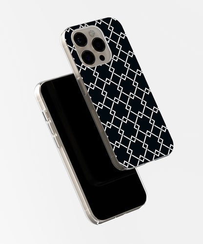 Frostbitten Obsession: Icy White Glitter - iPhone Case-Monochrome Seduction Case-Tousphone-Tough Case-iPhone 15 Pro Max-Tousphone