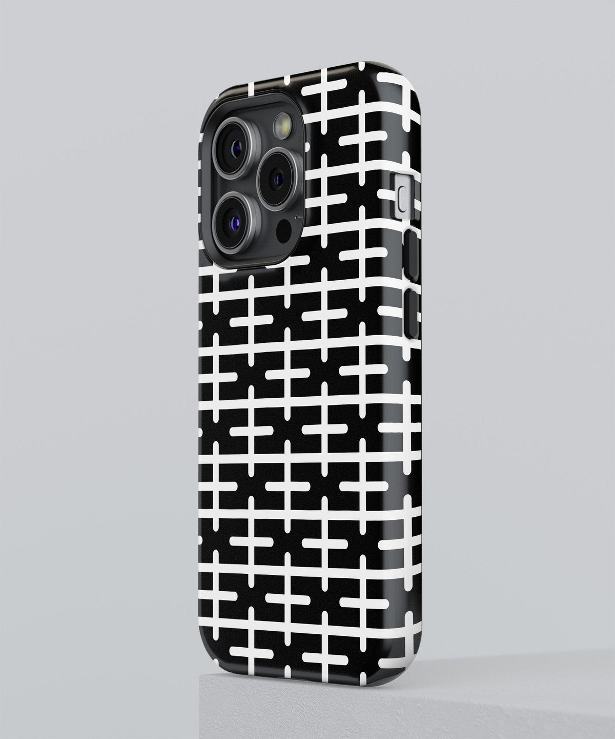 Frosty Elegance: Icy White Marble - iPhone Case-Monochrome Seduction Case-Tousphone-Tough Case-iPhone 15 Pro Max-Tousphone