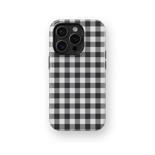Frosty Fusion: Exploring the Monochrome Spectrum - iPhone Case-Monochrome Seduction Case-Tousphone-Tough Case-iPhone 15 Pro Max-Tousphone