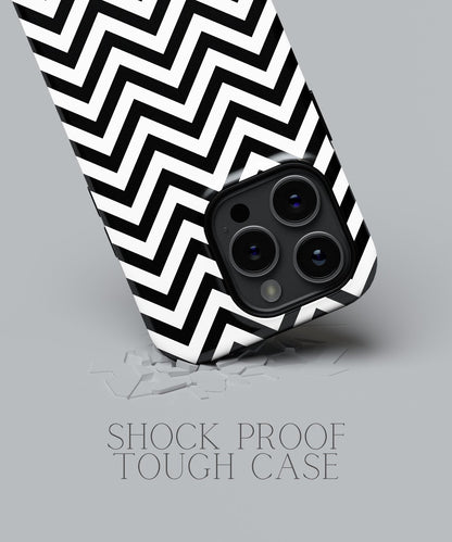 Frosty Midnight: Icy White Lace - iPhone Case-Monochrome Seduction Case-Tousphone-Tough Case-iPhone 15 Pro Max-Tousphone