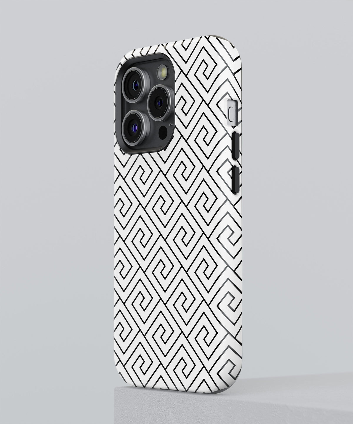 Frosty Reflections: Reflecting Monochrome Beauty - iPhone Case-Monochrome Seduction Case-Tousphone-Tough Case-iPhone 15 Pro Max-Tousphone