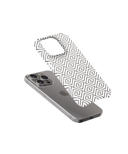 Frosty Reflections: Reflecting Monochrome Beauty - iPhone Case-Monochrome Seduction Case-Tousphone-Tough Case-iPhone 15 Pro Max-Tousphone