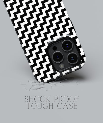 Frosty Whispers: Icy White Feather - iPhone Case-Monochrome Seduction Case-Tousphone-Tough Case-iPhone 15 Pro Max-Tousphone