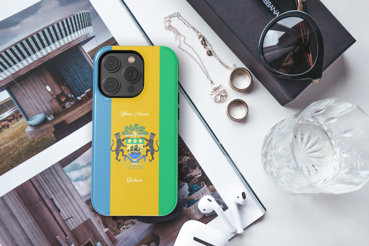 Gabon National Emblem Phone Case