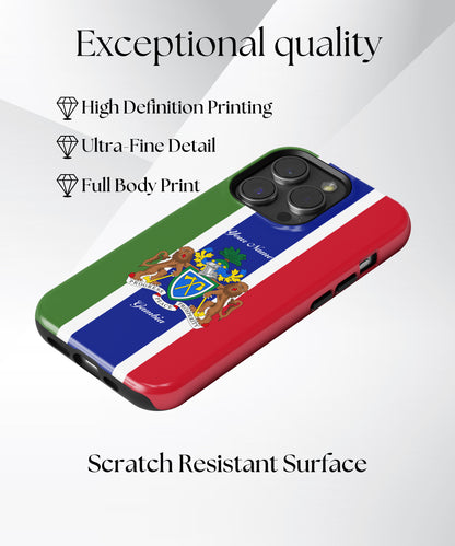 Gambia National Emblem Phone Case