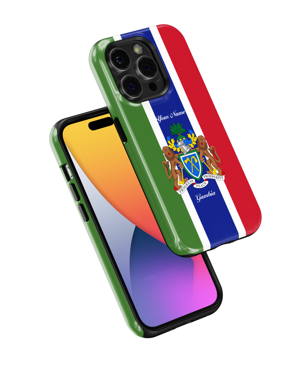 Gambia National Emblem Phone Case