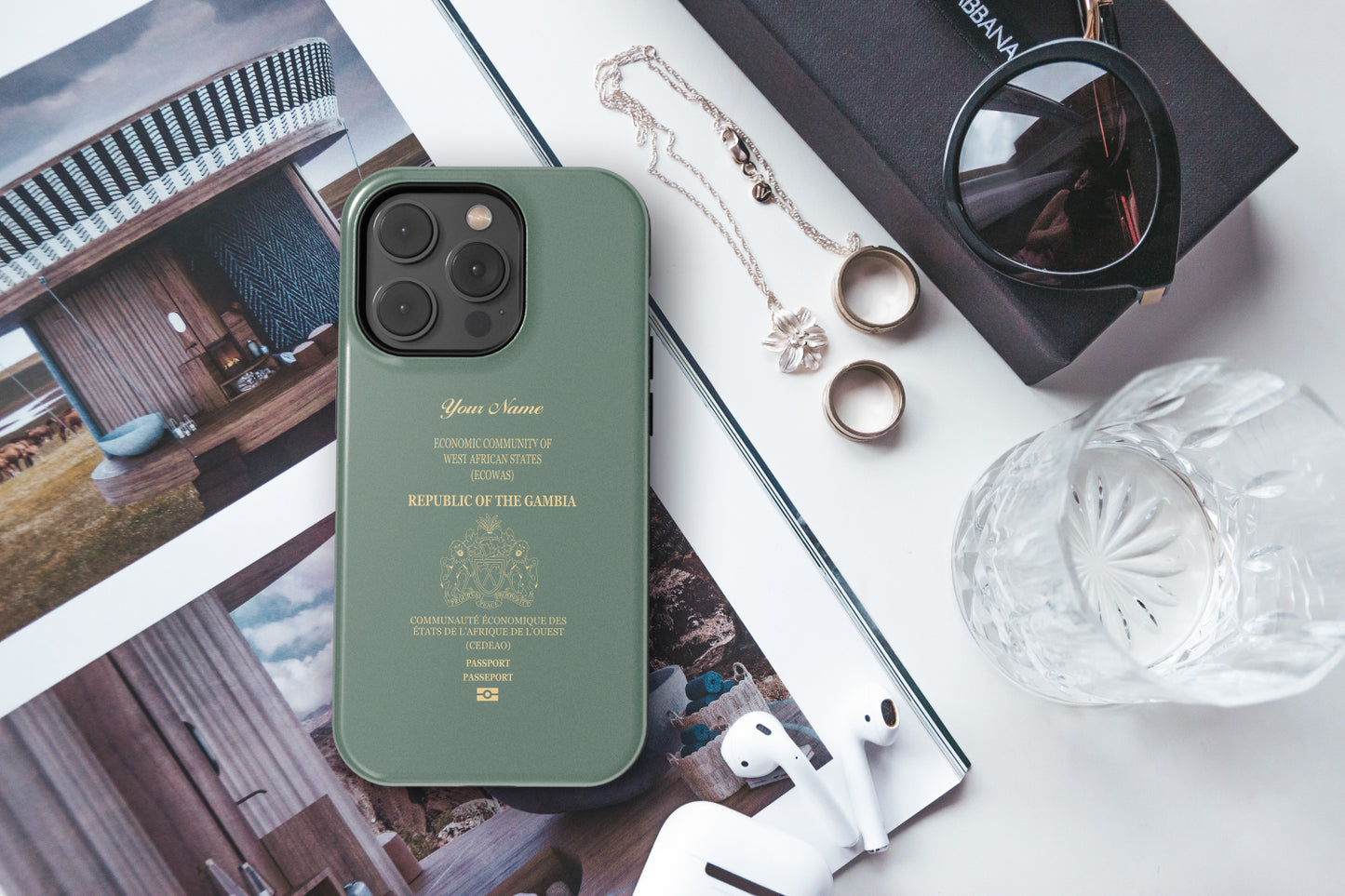 Gambia Passport Phone Case