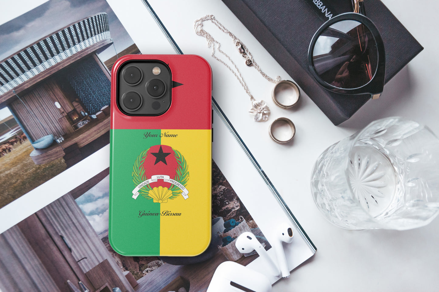 Guinea-Bissau National Emblem Phone Case